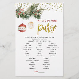 Lámina Winter Deck the Halls Bridal Shower Purgame