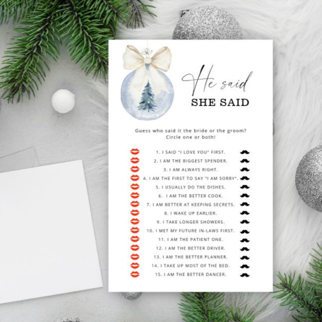 Lámina Winter Dijo que dijo que el juego de la ducha de n (Subido por el creador)