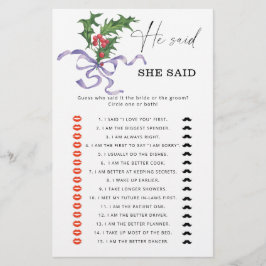 Lámina Winter Dijo que dijo que el juego de la ducha de n