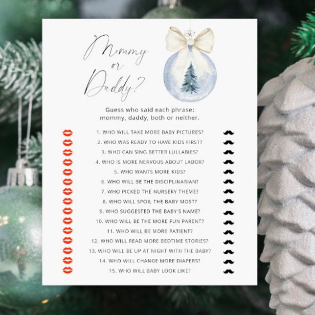 Lámina Winter Mommy o papá Baby Duke (Subido por el creador)