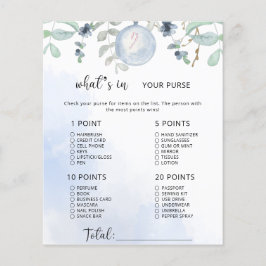 Lámina Winter ¿Qué hay en tu bolso?