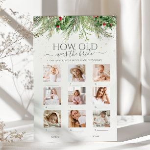 Lámina Winter Qué Viejo Era El Juego De Ducha Bridal