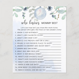 Lámina Winter Quién conoce mejor a mamá