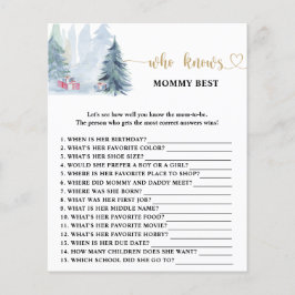 Lámina Winter Quién conoce mejor a mamá