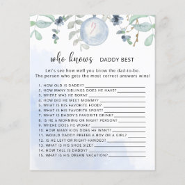 Lámina Winter Quién conoce mejor a papá