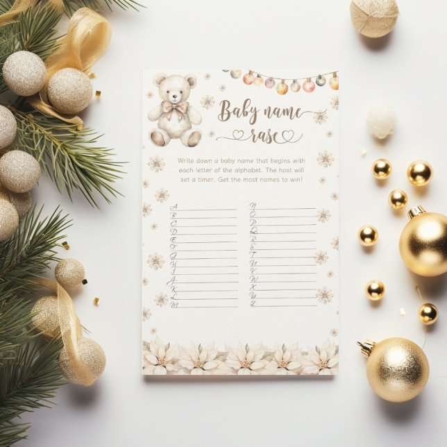 Lámina Winter Teddy Bear bebé raza juego de ducha (Subido por el creador)