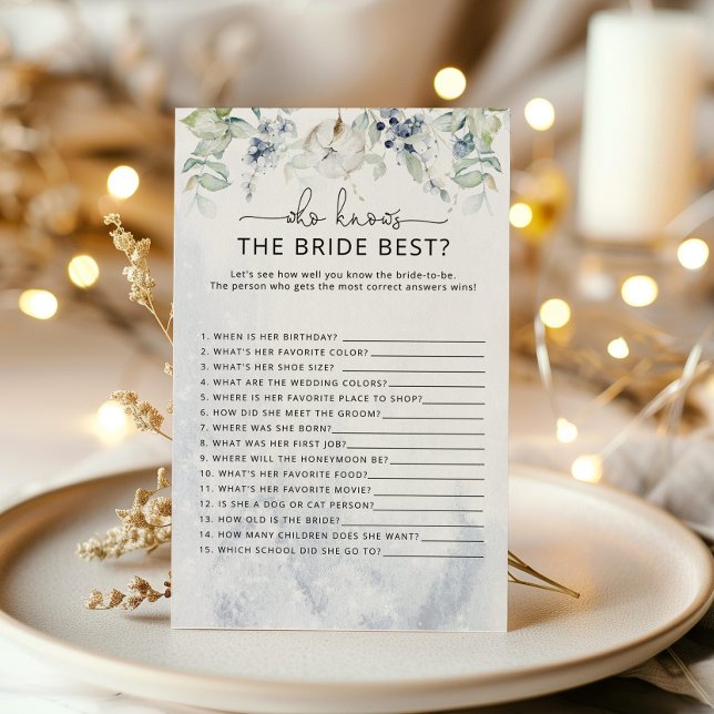 Lámina Winter Who conoce el mejor juego de novias (Subido por el creador)