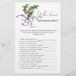 Lámina Winter Who conoce el mejor juego de novias