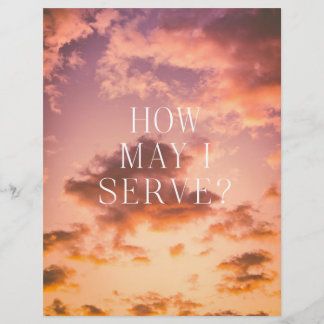 Lámina Wisdom Poster How may I serve?