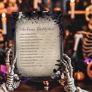Lámina Witchy Gothic Halloween quién conoce a papi mejor
