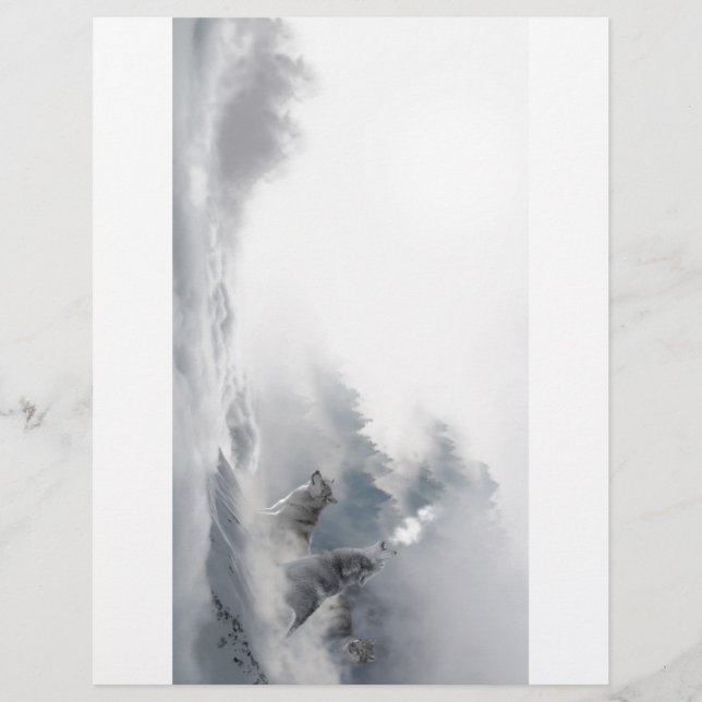 Lámina Wolves Howl At The Moon (Anverso)