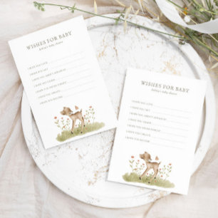 Lámina Woodland Forest Baby Shower quiere jugar al bebé