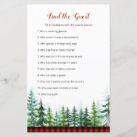 Woodland Forest Lumberjack Find the Guest Game