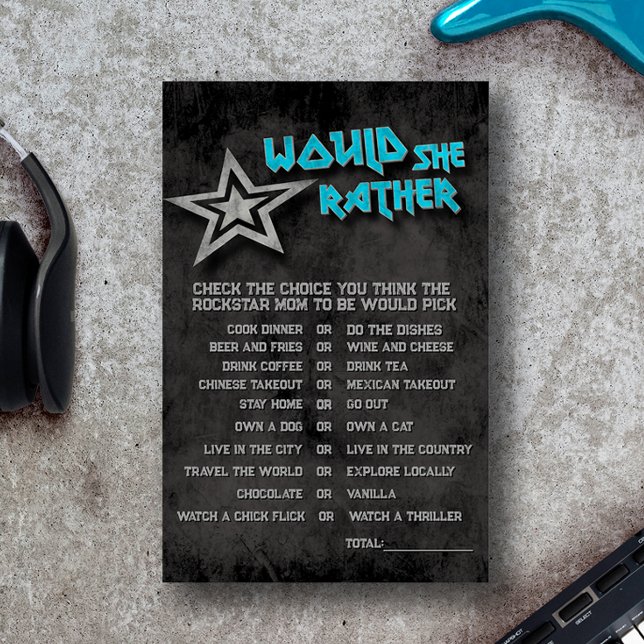 Lámina Would She Rather - Born to Rock (Would She Rather - Born to Rock)