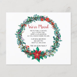 Lámina Wreath de Poinsettia Presupuestaria hemos movido l