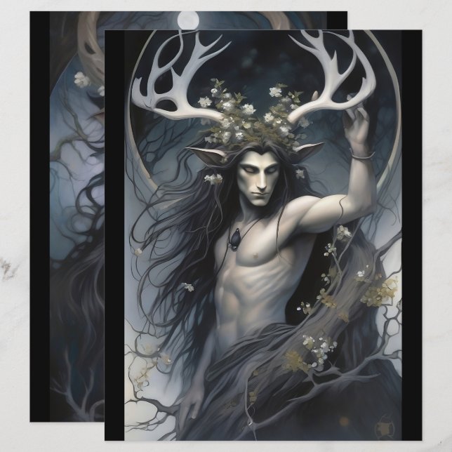 Lámina Wyldwood Faun 2 - doble impresión (Anverso / Reverso)