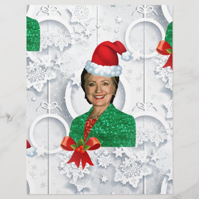 Lámina xmas Hillary clinton (Anverso)