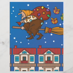 Lámina xmas witch Befana