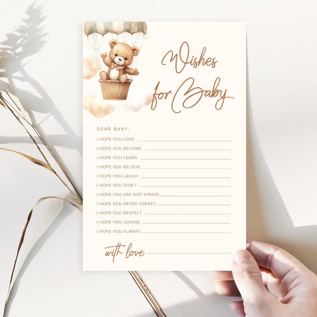 Lámina Ya podemos esperar los deseos de osito de peluche  (Subido por el creador)