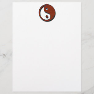 Lámina Yin Yang por Shirley Taylor Letterhead
