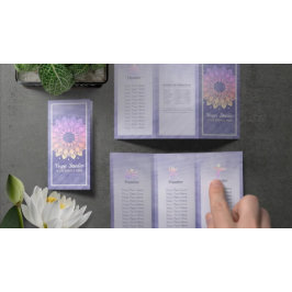 Lámina Yoga Studio Tri-Fold Brochure Mandala