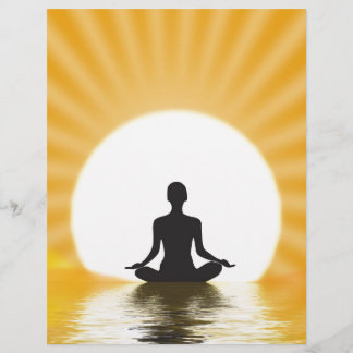 Lámina Yogi meditando