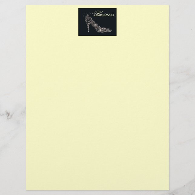 Lámina Zapato Chic ~ Letterhead (Anverso)