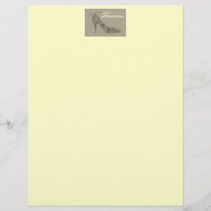 Lámina Zapato de moda ~ Letterhead