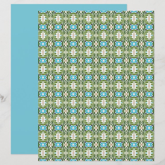 Lámina Zoe Scrapbook Paper III (Anverso / Reverso)
