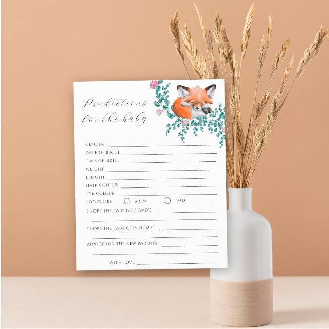 Lámina zorro durmiente - Predicciones y consejos para el  (Subido por el creador)