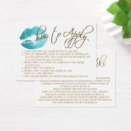 Láminas de Purpurina verde azuladas 2 - Cómo aplic