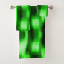 Láminas de vidrio de estilo verde y negro con manc