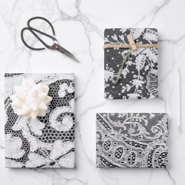 Láminas planas de papel de envolvimiento de LACE A (Anverso)