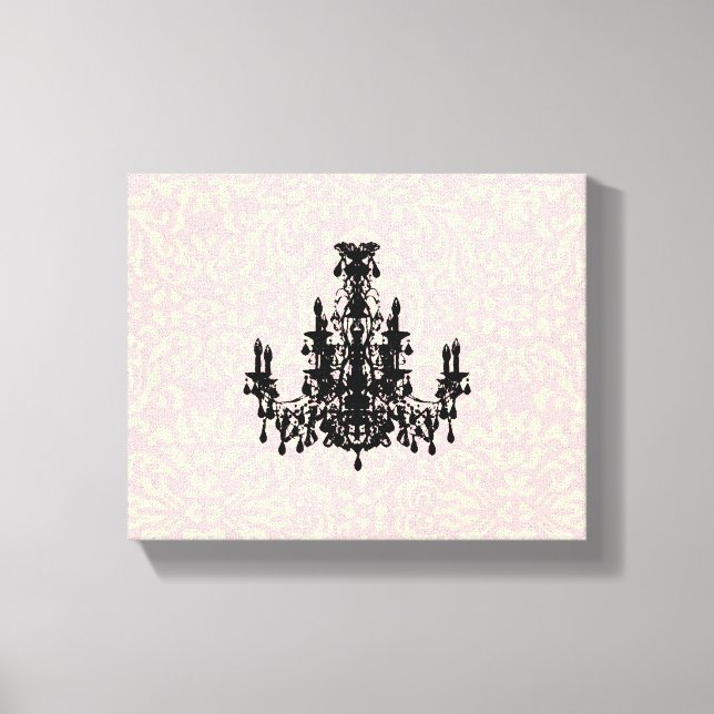 Lámpara de Coco ~ Lienzo envuelto de 0,75" Grueso (Anverso)