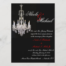 Lámpara de cristal- Invitaciones