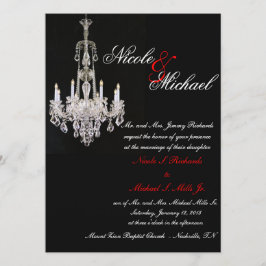Lámpara de cristal- Invitaciones