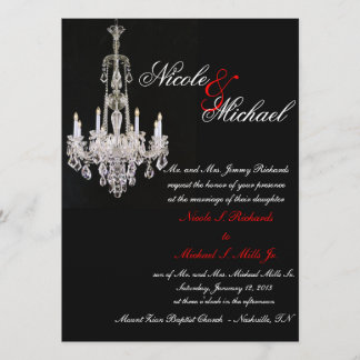 Lámpara de cristal- Invitaciones