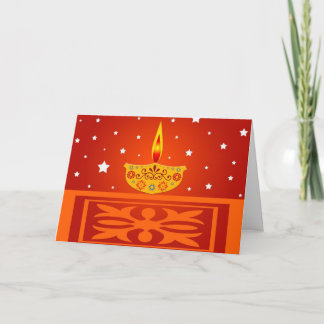Lámpara de Diwali - tarjeta
