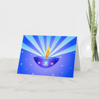 Lámpara de Diwali - tarjeta