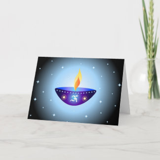 Lámpara de Diwali - tarjeta