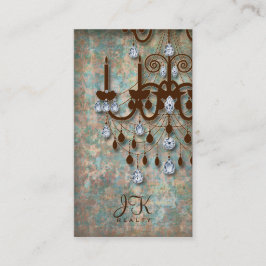 Lámpara del damasco del vintage de la tarjeta de