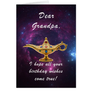 Lámpara Mágica de Cumpleaños del Abuelo
