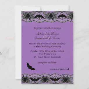 Lámpara y palos que casan la invitación