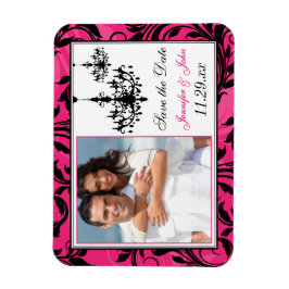 Lámparas blancas blancas rosadas salvan el imán de