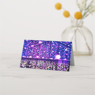 Lámparas de brillo Colocación de tarjetas