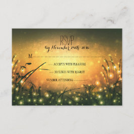 lámparas de jardín soleada boda RSVP tarjetas