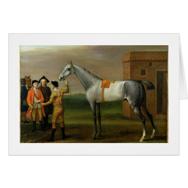Lamprea, con su dueño, sir Guillermo Morgan, en el (Anverso (Horizontal))