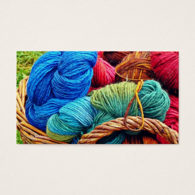 Lana teñida de punto (Frente)