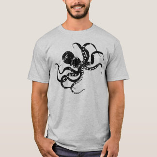 ¡Lance el Kraken! Camisa impresionante del pulpo