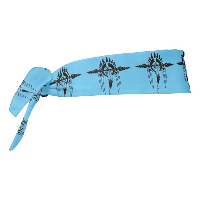 Lance Spear Blue Tie Headband (Girar 270)